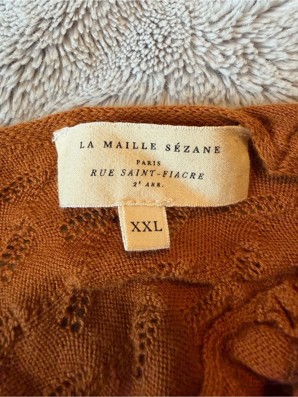 Sezanne Jeanne Jumper Cardigan Sweater in Hazelnut size XXL - Picture 5 of 5